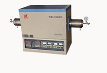 Dual Zone Split Tube Furnace with Vacuum Flanges & Alumina Tube