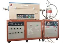 1200ºC Three Zones Tube Furnace with Gas Mixture System